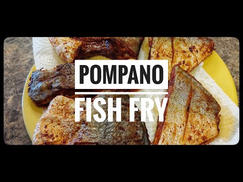 Pompano Fish Fry | Pomfret Fish | Best Fish Fry Recipe | Crispy Fried Fish |Pamphlet Fish Fry |Anees