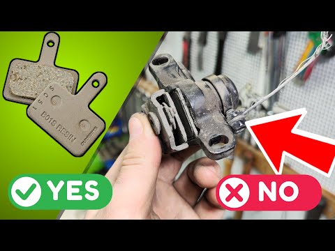 How to replace brake pads on a bicycle. Adjusting mechanical disc brakes.