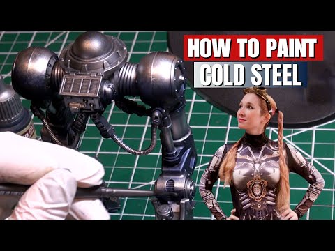 SIMPLE Cold Steel! Mini Painting Tutorial for Beginners