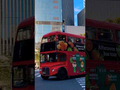 Bus 🚌 tour in Ginza Tokyo #japan #travel #walkthrough #ginza #trendingshorts #foryou #shorts