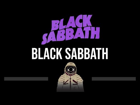 Black Sabbath • Black Sabbath (CC) (Upgraded Video) 🎤 [Karaoke] [Instrumental Lyrics]