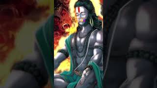 Dangerous status of Hanuman 💪👿 Jay Shri Ram Jay Hanuman ji 🙏 please support my channel 😭#shorts