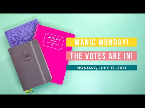 The Votes are In! | Manic Monday Plan With Me!