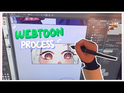 WEBTOON drawing process (6) | CLIP STUDIO PAINT timelapse ♡