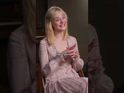 Elle Fanning and Nicholas Hoult being adorable!