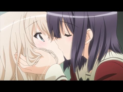 Anime girl kiss girl #35 | Lesbian kiss