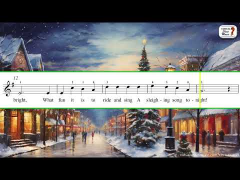 Jingle Bells for violin and piano - Easy - Sheet Music Play-Along