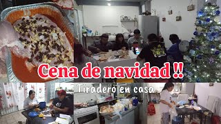 ✅ cena de navidad // tiradero en casa