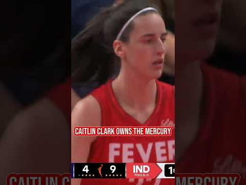 😤 #CaitlinClark OWNS the Phoenix Mercury! #indianafever #wnba #espn #short #shorts