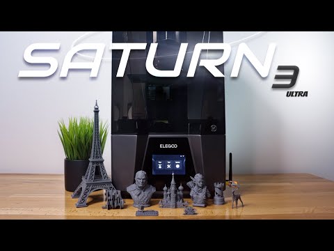 Elegoo Saturn 3 Ultra - 12K Resin 3D Printer - Unbox & Setup