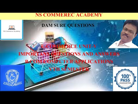 E COMMERCE IMP5 - E-COMMERCE -5TH SEMESTER - B.COM COMPUTER APPLICATIONS - O.U