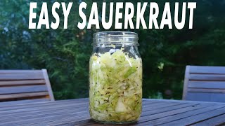 Easy Homemade Sauerkraut