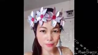 My creative flower crown out of rice bag/JessyVG #DIY