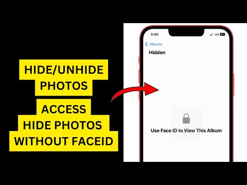 HIDE/UNHIDE Photos/Videos Without Face ID In IOS 18 | Acess Hide Photos With Passcode