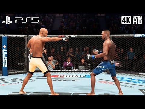 Anderson Silva vs Israel Adesanya | EA Sports UFC 5 Gameplay (PS5 4K 60FPS)