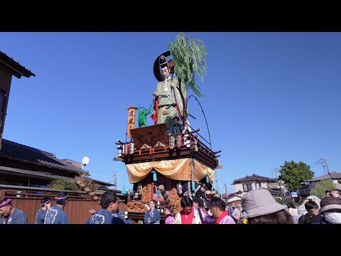 佐原の大祭2023秋　初日　新橋本区