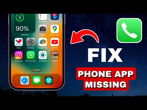 Fix Phone App Missing On iPhone Home Screen (UPDATED METHOD)