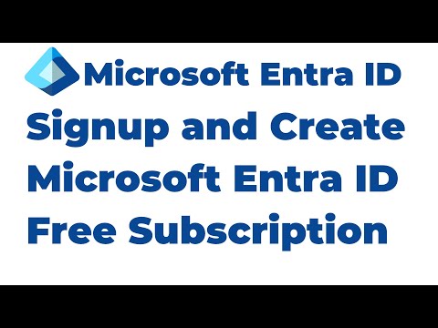 3. How to Create Microsoft Entra ID Free Subscription