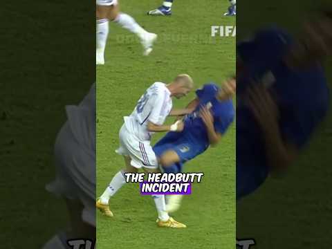 ZIDANE'S HEADBUTT COSTS CUP for FRANCE in FINAL⚽️ | FRANCE Lost the CUP  #football #zidane #italy