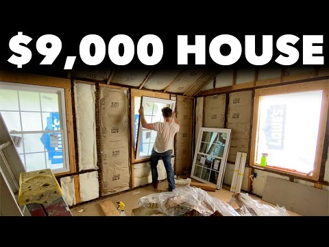 $9,000 HOUSE - INSTALLING WINDOWS // DIY - Ep. 55