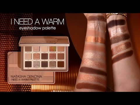 Introducing the ND I NEED A WARM EYESHADOW PALETTE  | Natasha Denona Makeup