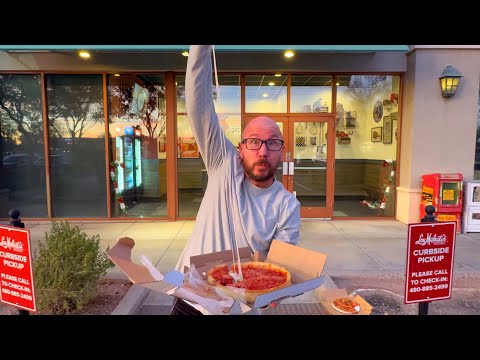 Pizza Review Lou Malnatis in Mesa Arizona