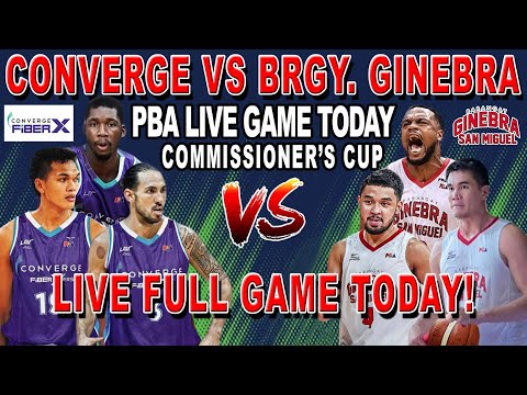 BRGY. GINEBRA vs CONVERGE - PBA Live Full Game Today - Commissioner's Cup 2024 - 2k24