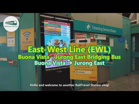 SMRT EWL Buona Vista-Jurong East Bridging Bus 🇸🇬🚌 Buona Vista→Jurong East [2024 EWL Major Breakdown]