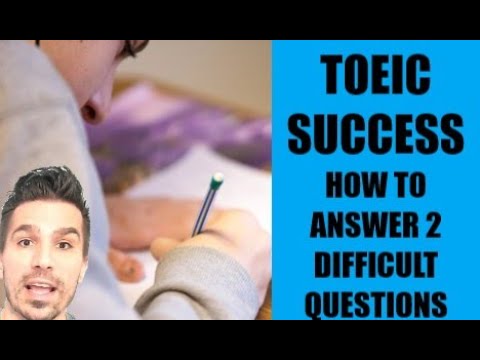 TOEIC SUCCESS: LEARN KEY TOEIC TIPS BY ANSWERING 2 DIFFICULT QUESTIONS WITH ME #112 #toeic #TOEIC990