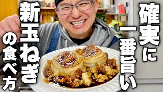 旨すぎるので生きてるうちに一度は食べて欲しい。新玉ねぎがあったら絶対に作るべき【新玉黒酢ソース】の作り方