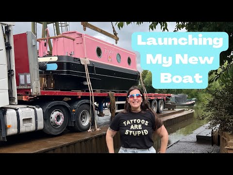 Launching My Brand New 25ft Pink Narrowboat