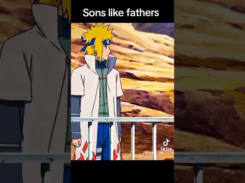 Son Like Father #naruto #anime #minato #son #father #hokage