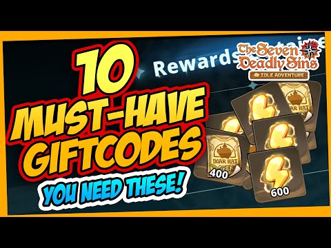 🔥10 MUST-HAVE GIFTCODES🔥 You Desperately Need in Seven Deadly Sins Idle Adventure!