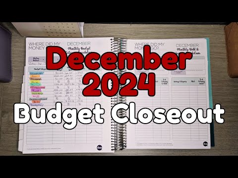 $8K December 2024 Budget Closeout | $27K Yearly Savings | #savings #budgeting #trending #cash