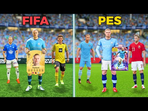 Erling Haaland Evolution - FIFA vs PES | 2020 - 2025