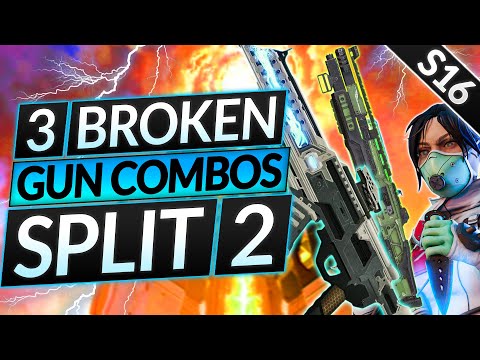 3 MOST BROKEN Weapon Combos for Split 2 of Season 16 - BEST GUNS - Apex Legends Guide