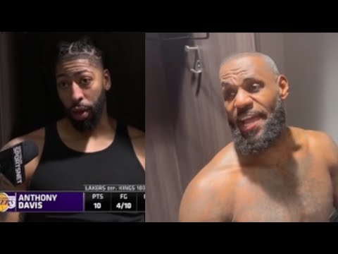 Anthony Davis got ROASTED by wife on phone for missing FT! Then LeBron  ignores media for game!