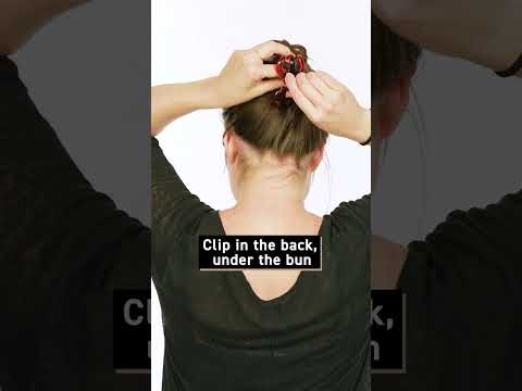 30 Second Claw Clip Bun