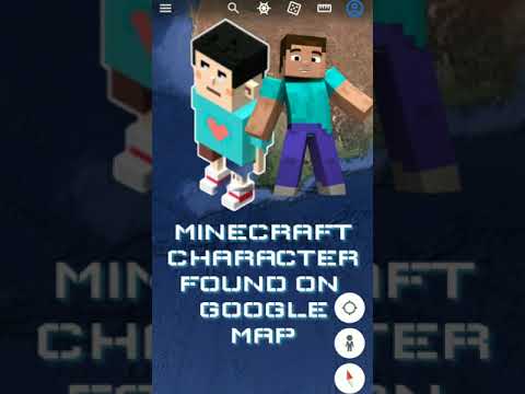 Minecraft Character Found🤯 In Google Map|Google Map Secrets|