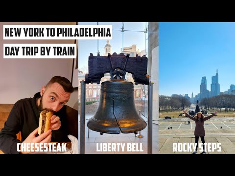 NYC To Philadelphia Day Trip By Train - Our 1st Visit To Philly & Trying A World Famous CheeseSteak!