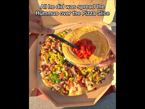 PIZZA + HUMMUS Review! -Is it Good or Bad??  #PizzaHack