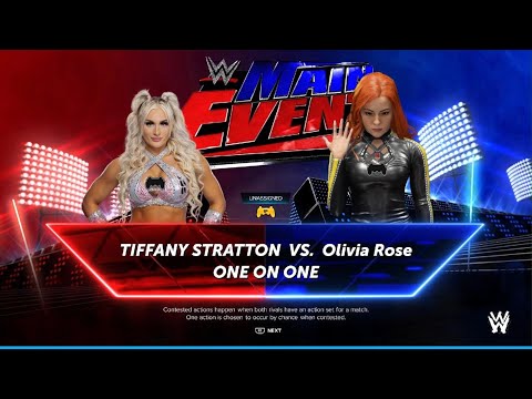 AWA Main event: Tiffany stratton vs Olivia Rose