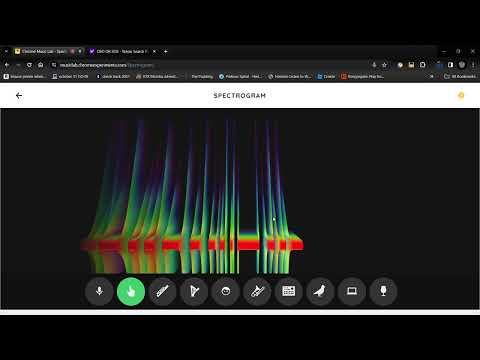 Chrome Music Lab  spectrogram bug weird