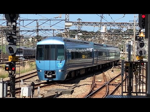 【海老名検車区】入換する3000形6連、下り本線から入庫するMSE、洗車線に入る3000形+1000形10連