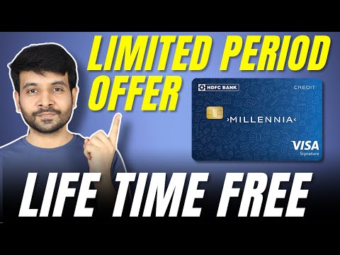 BIG GOOD NEWS: HDFC Millennia Credit Card LIFETIME FREE For ALL