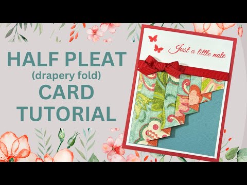 Create this gorgeous card in minutes!  #quickeasycards #cardmakingtutorial