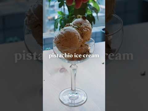 fresh pistachio ice cream