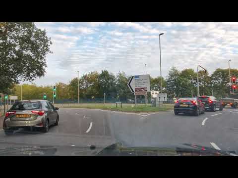 Queens Roundabout, Government House Rd, 3rd exit onto A325 sp Farnham. Farnborough Driving Test Help