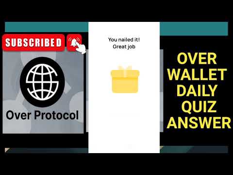 Over Wallet Quiz Answer Today  |today's over wallet quiz answer |Over WalletQuiz #overwallet