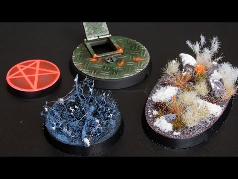 Four HOTT Bases For Your Minis!